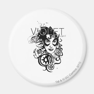 Stern-Saphir-Grafik 4 Magnet