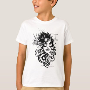 Stern-Saphir-Grafik 4 T-Shirt