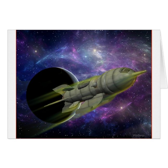 Stern-Schiffs-Anlass-Karte (Vorderseite (Horizontal))