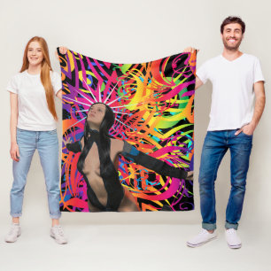 Stern-Schmetterling-Fleece-Decke Fleecedecke