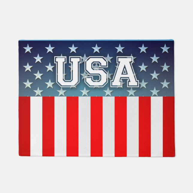 Stern-Spangled Art Fußmatte (Vorderseite)