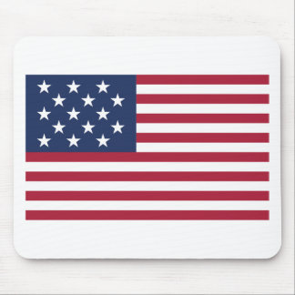 Stern Spangled Fahne mit 15 Sternen Mousepad