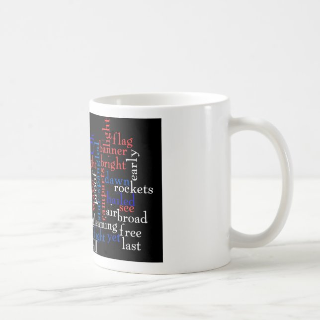 Stern Spangled Fahnen-Tasse Kaffeetasse (Rechts)