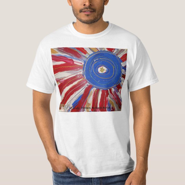 "Stern-Spangled Sun" durch T-Shirt (Vorderseite)