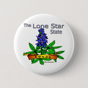 Stern-StaatBluebonnet Texas einziger Button