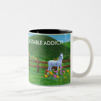 Stern-stabile Süchtig-Kaffee-Tasse Zweifarbige Tasse