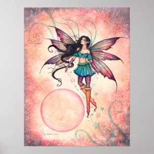 Stern Stepper Feen Fantasy Kunst Poster