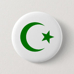 Stern und Halbmond Button