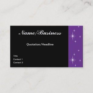 Stern-Visitenkarte Visitenkarte
