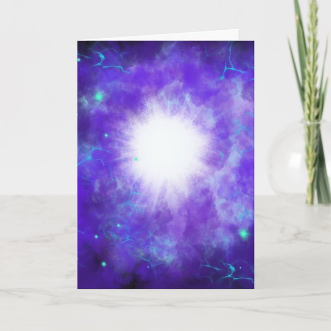 Stern von Bethlehem Feiertagskarte (Vorderseite)