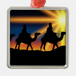 Stern von Bethlehem - Geburt Christi, Ornament Aus Metall