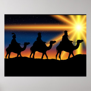 Stern von Bethlehem - Geburt Christi Poster