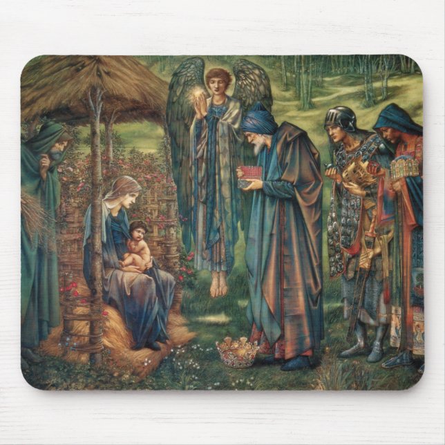 Stern von Bethlehem (von Edward Burne-Jones) Mousepad (Vorne)