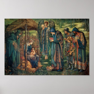 Stern von Bethlehem (von Edward Burne-Jones) Poster