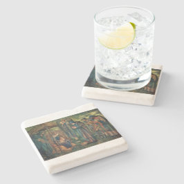 Stern von Bethlehem (von Edward Burne-Jones) Steinuntersetzer