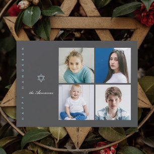 Stern von David Foto Hanukkah-Karte Feiertagskarte