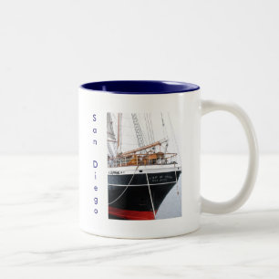 Stern von Indien, San Diego, CA Zweifarbige Tasse