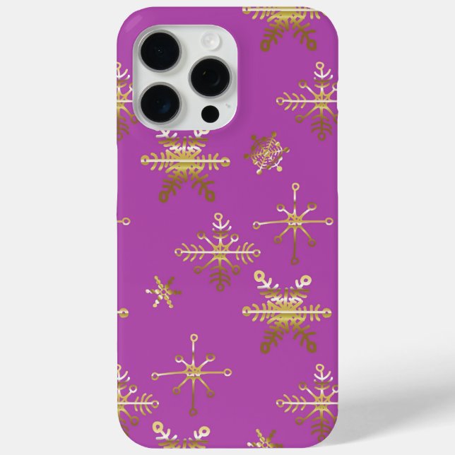 Stern Weihnachten Pink  Case-Mate iPhone Hülle (Rückseite)