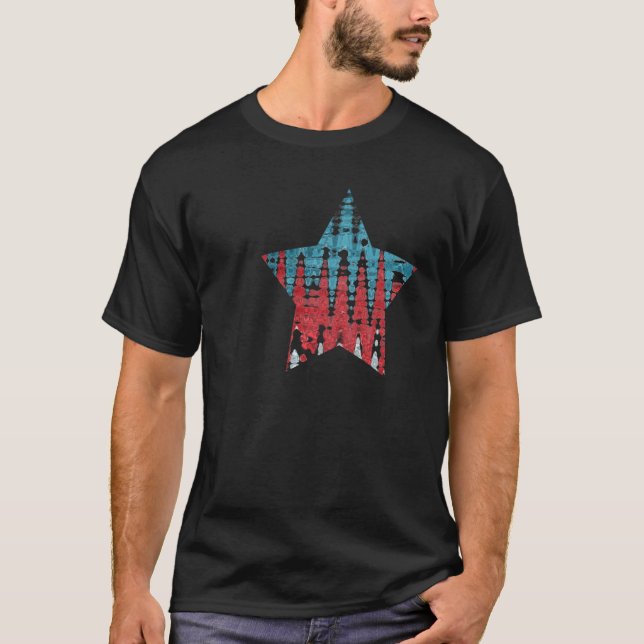 Stern-Zusammentreffen-grundlegender dunkler T - T-Shirt (Vorderseite)
