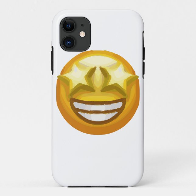 Sternaugen Emoji Case-Mate iPhone Hülle (Rückseite)