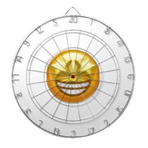Sternaugen Emoji Dartscheibe