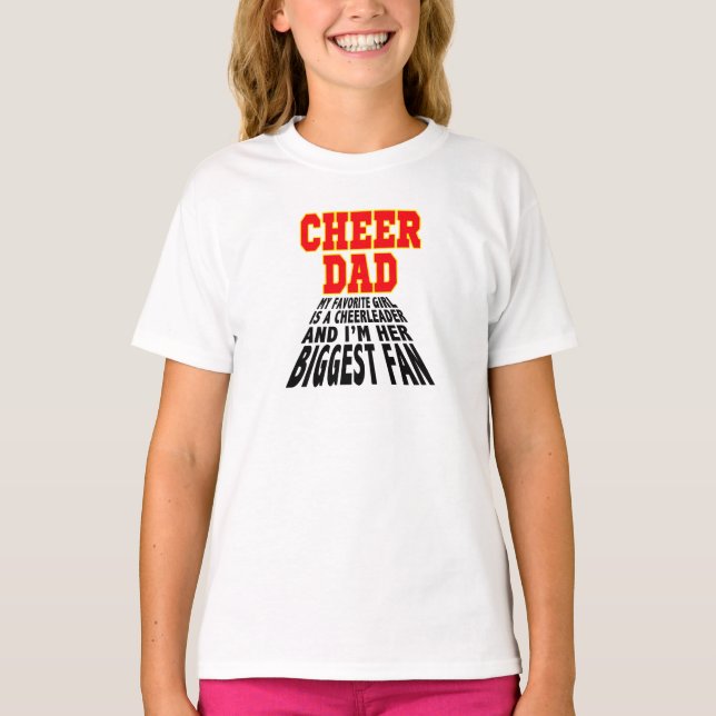 Sternbeifall-Vater-Tochter-Stolz - T-Shirt (Vorderseite)