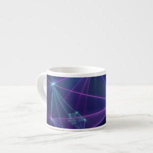 Sternbild, abstrakte Fantasy-Fraktalkunst Espressotasse