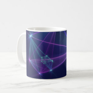 Sternbild, abstrakte Fantasy-Fraktalkunst Kaffeetasse