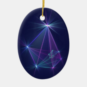 Sternbild, abstrakte Fantasy-Fraktalkunst Keramik Ornament