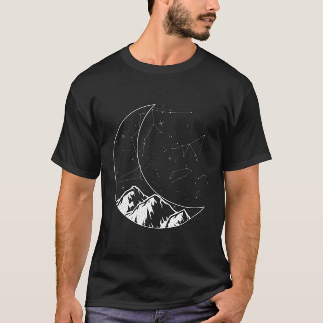 Sternbild-Astronomie T-Shirt (Vorderseite)