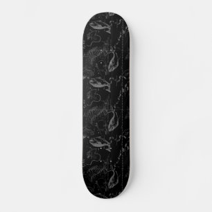 Sternbild Fische Karte Hevelius 1690 Gravur Skateboard