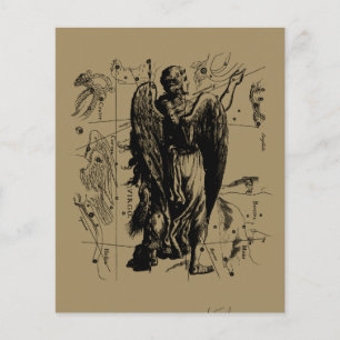 Sternbild Jungfrau Hevelius 1690 23. Aug. 22. Sept Flyer