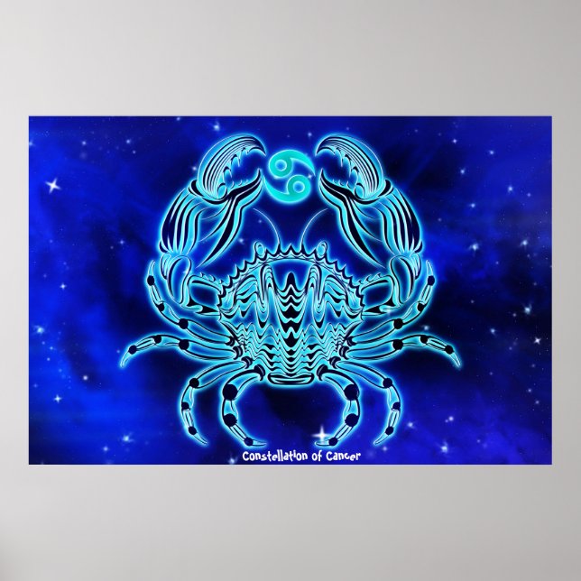Sternbild Krebs Poster (Vorne)