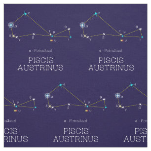 Sternbild Piscis Austrinus Stoff