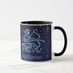 Sternbild Schütze & Tierkreiszeichen mit Sternen Tasse