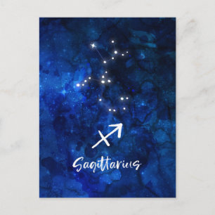 Sternbild Schütze Zodiak Galaxie Himmelskörper Postkarte