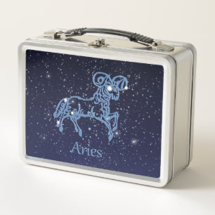 Sternbild und Sternzeichen Metall Lunch Box