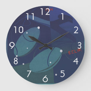 Sternbild Waage Retro-Zodiak Astrologie Große Wanduhr