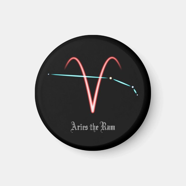 Sternbild Widder Magnet (Vorne)