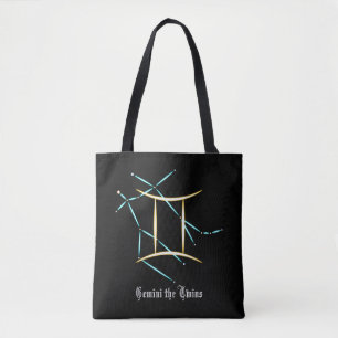 Sternbild Zwillinge Einkaufstasche Tasche