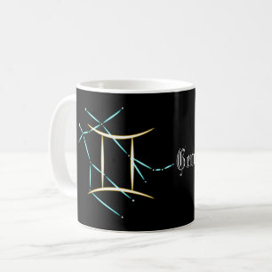 Sternbild Zwillinge Kaffeetasse