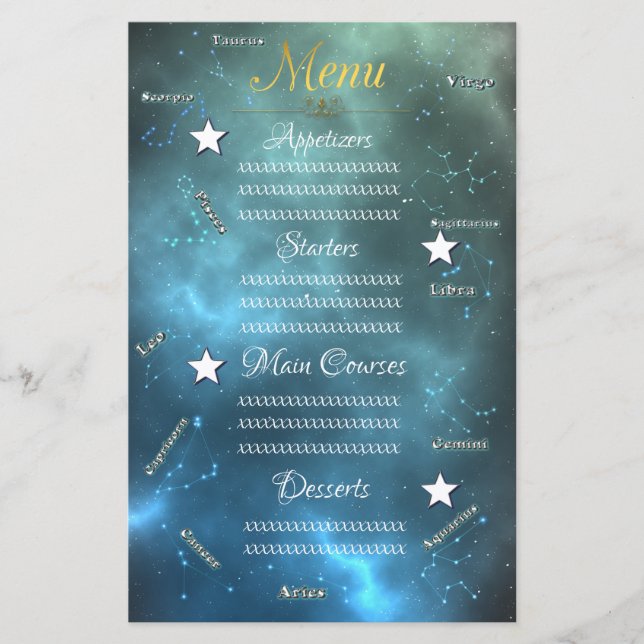 Sternbilder (Vorderseite)