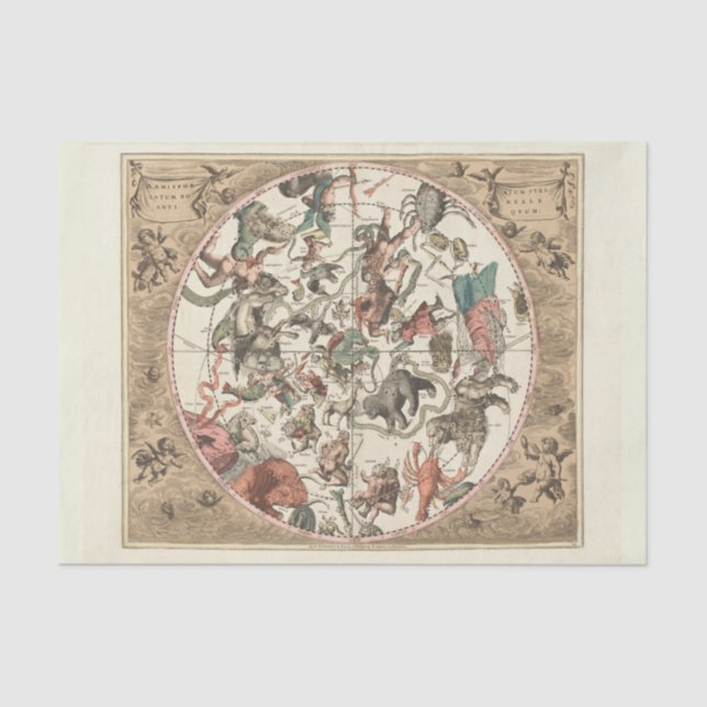 Sternbilder 23 Gewebepapier Seidenpapier (Vorderseite)