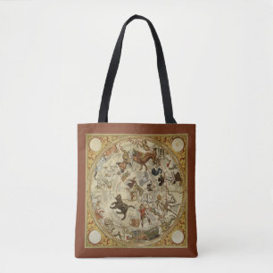 Sternbilder Nördlicher Himmel Vintage-Astronomie Tasche