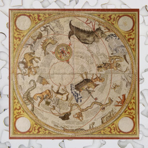 Sternbilder Südhimmel Vintage-Astronomie