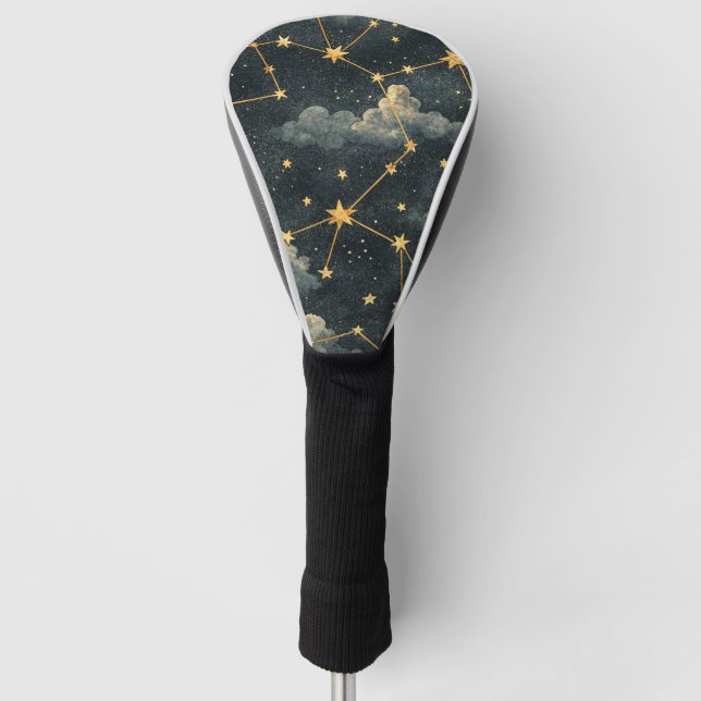 Sternbildmuster der himmlischen Konstellation (1) Golf Headcover (Vorderseite)
