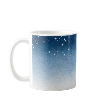 Sternblauer Farbverlauf Serenity Becher