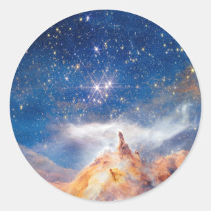 Sterncluster Pismis 24 Runder Aufkleber