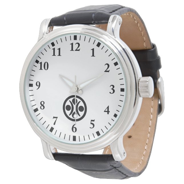 Sterne auf dem Mond Armbanduhr (Schrägansicht)