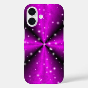 Sterne auf Rainbow in Elefanten-Skin-Optik iPhone 16 Hülle